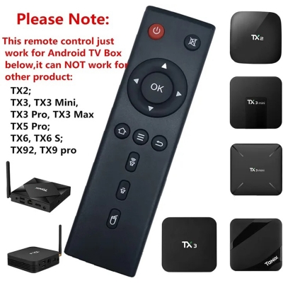 Picture of Remote, perfectly fit for TV box TX3 mini, X96 mini, X96Q, Mxq 4K, Mxq Pro, TX6, TX8, TX9S, TX5Max, TX5, TX3Mini, TX9Pro, TX92, TX95, MXQ 4K, MXQ