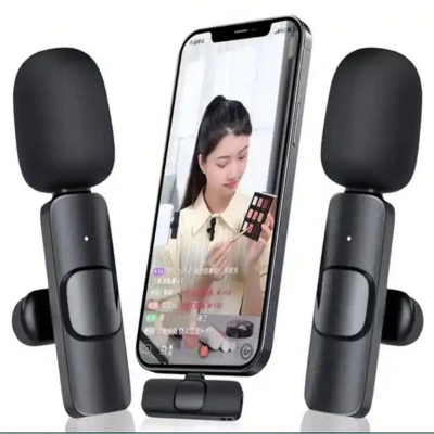 Picture of K8 Wireless Microphone, a professional-grade microphone designed for various audio recording and streaming purposes-Multicolor