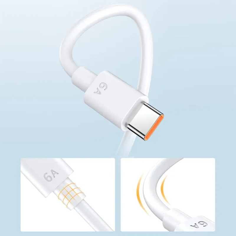 Picture of Hoory Type cFast Charging Cable-Multicolor