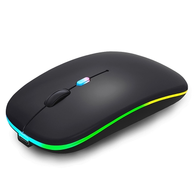 Picture of ultra-thin wireless mouse. -Multicolor