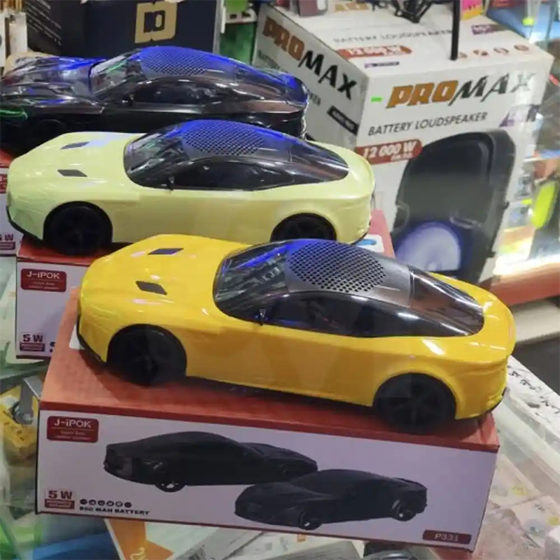 Picture of J-iPOK P331 Car-Shaped Wireless Speaker-Multicolor