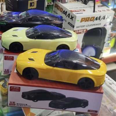 Picture of J-iPOK P331 Car-Shaped Wireless Speaker-Multicolor