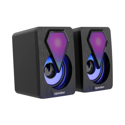 Picture of RGB desktop laptop, mobile phone, USB mini audio, office home subwoofer, video speaker