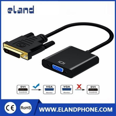 Picture of Abiha DVI-D (24+1) Male to VGA Active Female Converter Black-Black