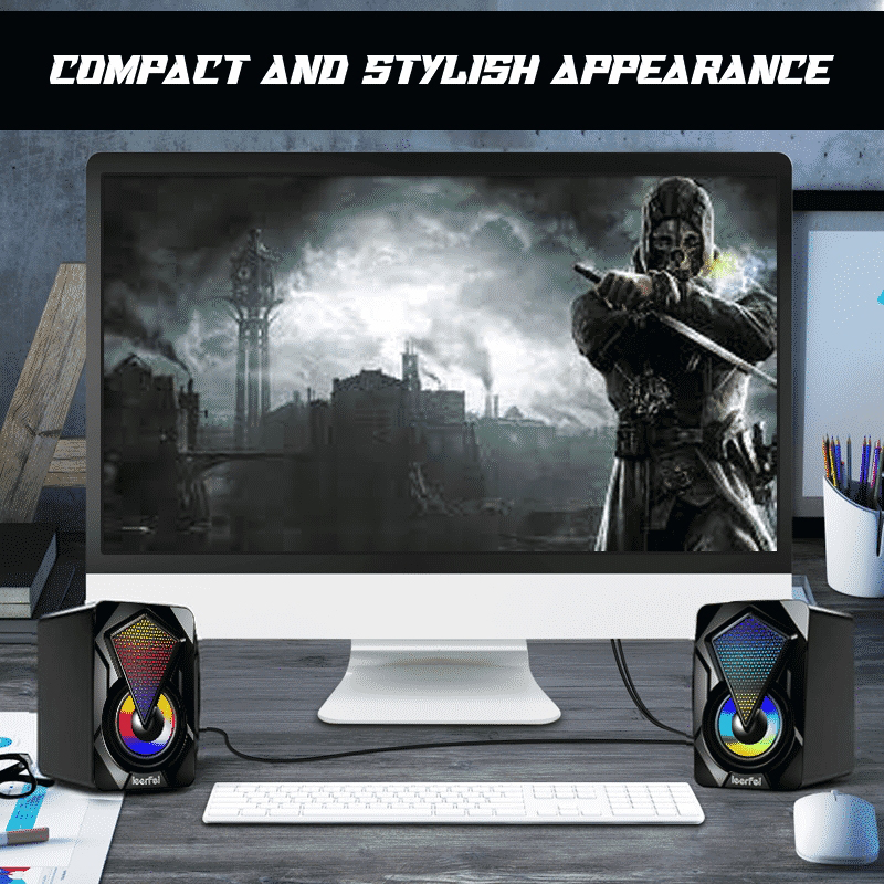 Picture of Leerfei YST-1046 RGB Gaming Speaker USB Powered