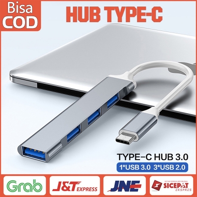 Picture of Abiha 4 Port USB 3.0 HUB USB HUB Dock Type C 3.1 Multi USB Splitter OTG Adapter For Xiaomi Huawei Lenovo Macbook Pro USB 3.0 2.0 Port Hudduo-Silver