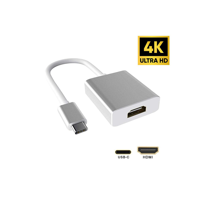 Picture of USB3.1 Type C to HDMI 1080P converter notebook external display Type-c to HDMI Adapter Cable-White