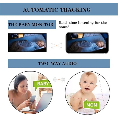 Picture of Light Bulb Camera,Wireless Wifi Light Bulb Camera Security Home 5G WiFi 360 Panoramic IP Surveillance Camera with Human Motion Detection and Alarm,Two-Way Audio Night Vision-White