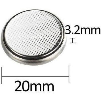 Picture of Pack of 5ps CR2032 Coin Battery 3v Computer Motherboard CMOS Battery Cell Camera Battery Charger-Silver