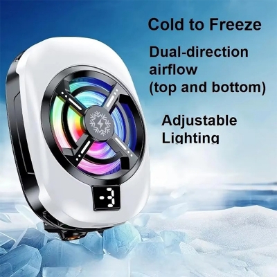 Picture of TL16 Mobile Phone Cooler, a device designed to cool mobile phones, especially during intensive use like gaming. -Multicolor