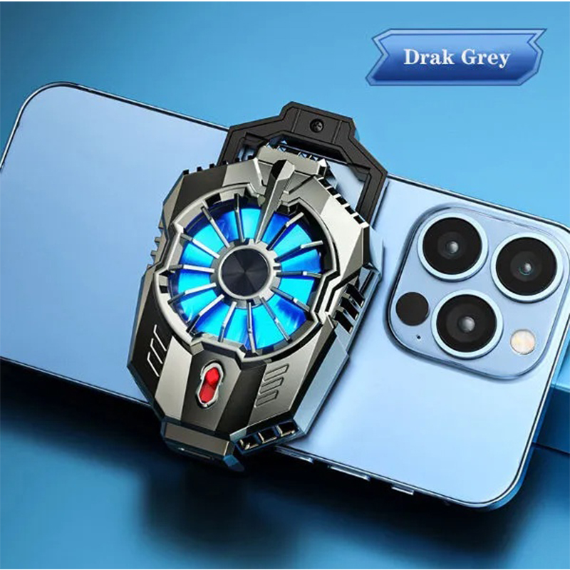 Picture of X20 Mobile Phone Shift Semiconductor Radiator, also known as a phone cooler. This device is designed to prevent mobile phones from overheating, especially during demanding activities like gaming or extended use-Multicolor