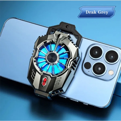 Picture of X20 Mobile Phone Shift Semiconductor Radiator, also known as a phone cooler. This device is designed to prevent mobile phones from overheating, especially during demanding activities like gaming or extended use-Multicolor