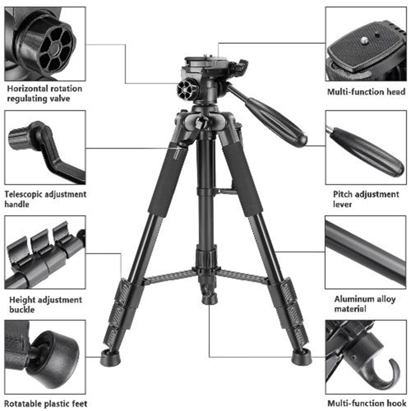 Picture of  2-in-1 Multi-Function Tripod. -Black
