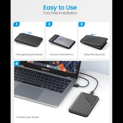 Picture of O- r-i-c-o 25PW1-C3 2.5 inch USB 3.1 Gen1 Type-C Hard Drive Enclosure-6TB