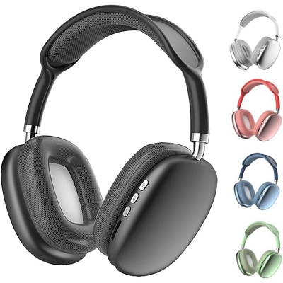 Picture of P9 Headphone Bluetooth Noise Cancelling Wireless Headphone-Black