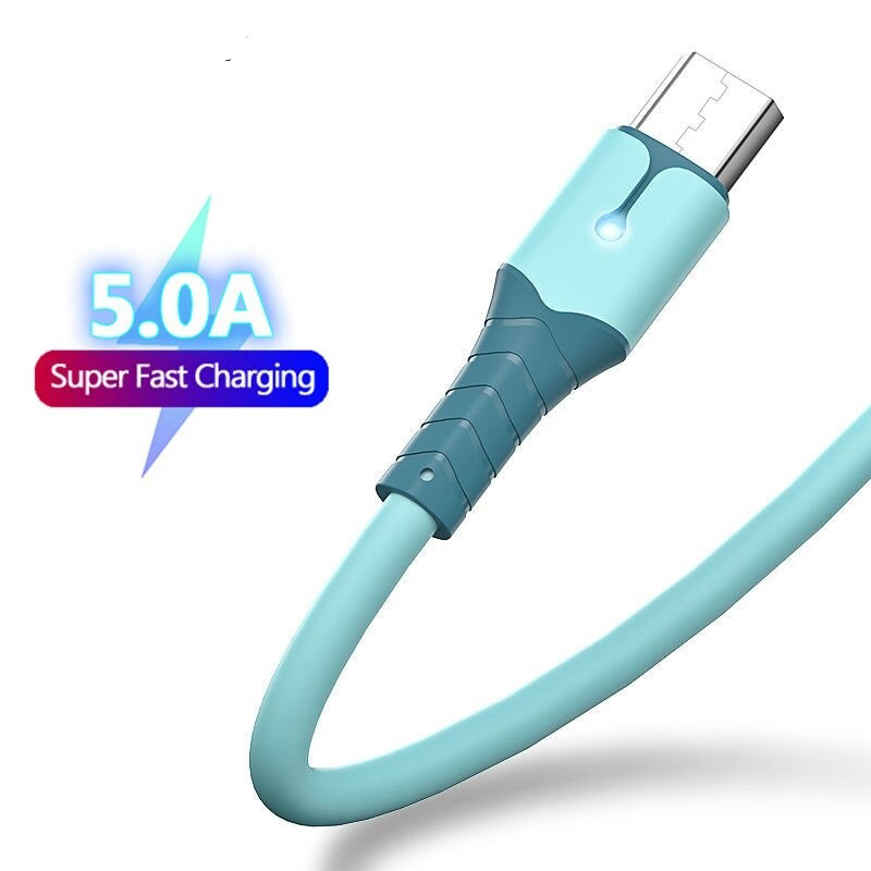 Picture of CASIFY CM01 Micro USB 2.4 Fast Charging Cable - 1M Support 5A-Purple