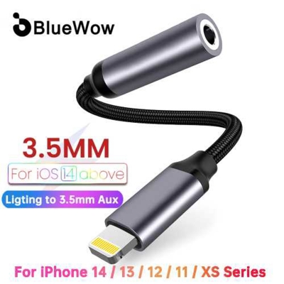 Picture of Perfect G1 iPhone Lightning to 3.5mm Headphones Adapter for iPhone Lightning to 3.5mm Audio Jack Adapter Dongle Cable - Only Music-Aqua