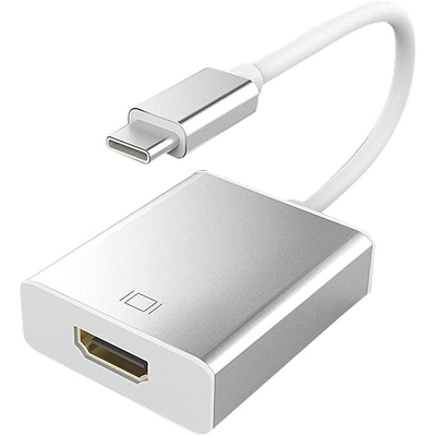 Picture of USB3.1 Type C to HDMI 1080P converter notebook external display Type-c to HDMI Adapter Cable-White