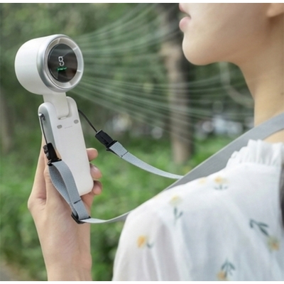 Picture of Popular Mini High-Speed Handheld Turbo Fan with Smart Digital Display