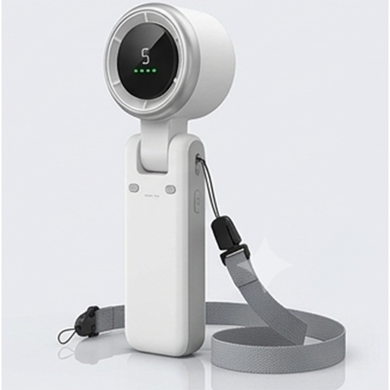 Picture of Popular Mini High-Speed Handheld Turbo Fan with Smart Digital Display