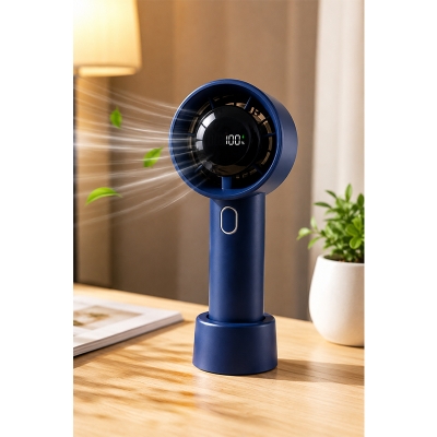 Picture of Rechargeable Desktop Fan – Digital Display | 5 Speed
