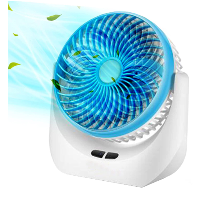 Picture of JY SUPER Rechargeable Mini Table Fan with LED Light (JY-1880)