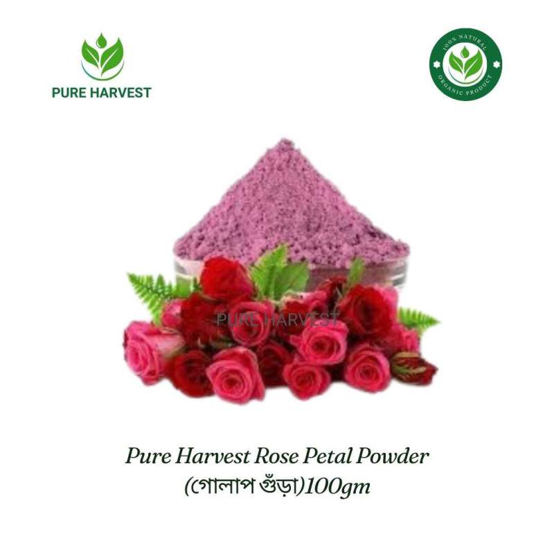 Picture of Pure Harvest Rose Petal Powder (গোলাপ গুঁড়া)-100gm