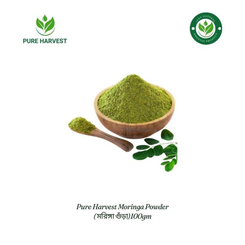 Picture of Pure Harvest Moringa Powder ( মরিঙ্গা গুঁড়া) - 100gm