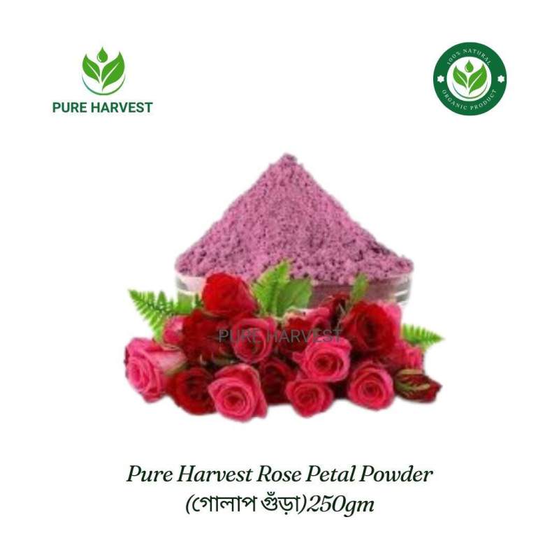 Picture of Pure Harvest Rose Petal Powder (গোলাপ গুঁড়া) - 250gm