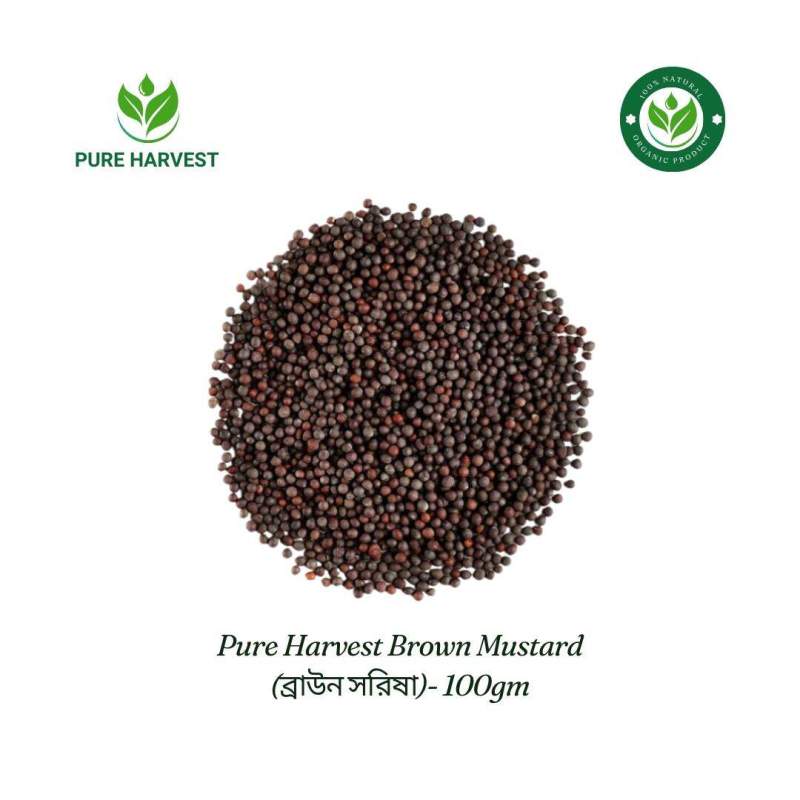Picture of Pure Harvest Brown Mustard (ব্রাউন সরিষা)- 100gm