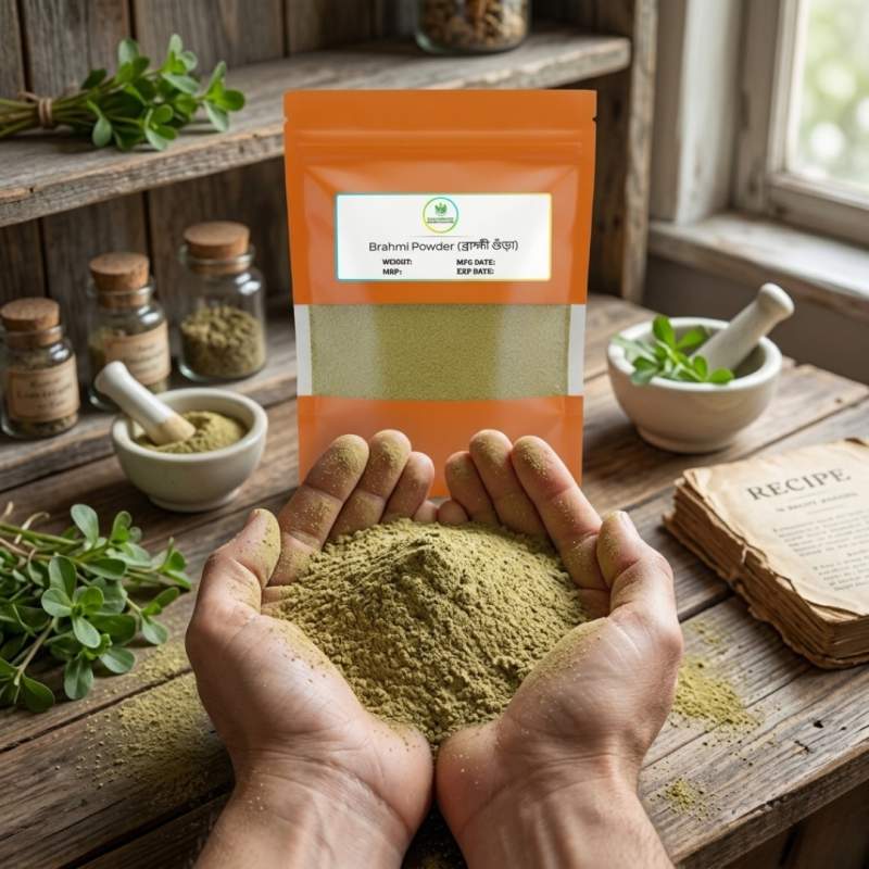 Picture of Pure Harvest Brahmi Powder – 100 gm