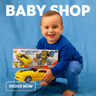 Picture of Transformer Robot Car For Boys- Yellow