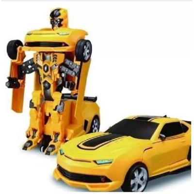 Picture of Transformer Robot Car For Boys- Yellow