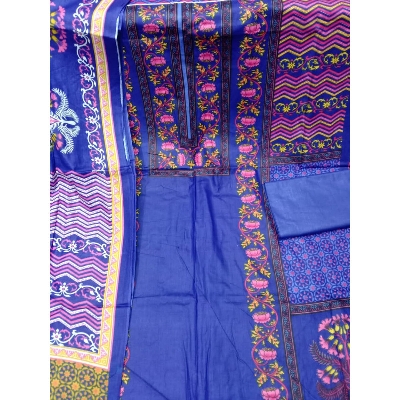 Picture of Digital printed Unstitched Firdous lown-ফেরদৌস লোন Three Piece Cotton Salwar Kameez For Women-Int: One size
