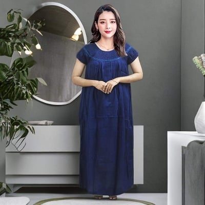 Picture of Soft Cotton Maxi Dresses for Women Comfortable and Stylish Options for Any Occasion  GUTI HATHA-Int: One size