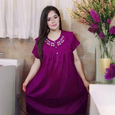 Picture of Soft Cotton Maxi Dresses for Women Comfortable and Stylish Options for Any Occasion Preferble - Low Hassle and Maintanance-Int: One size