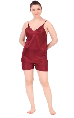 Picture of comfort Two Part Night dress for Women.soft fabrics and restful 2part Night Dress ,Stylish Indian Two Part Nighty dress-Int: One size