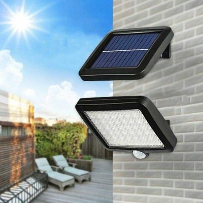 Picture of 56LED Indoor Outdoor Solar Power Sensor Light Black
