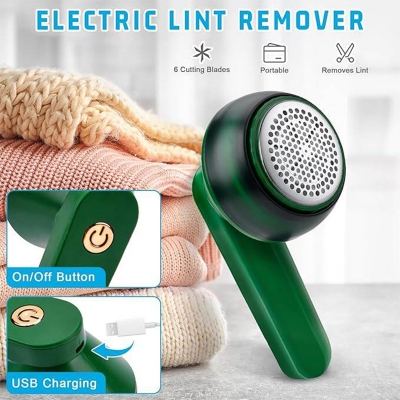 Picture of Portable Lint Remover For Clothes Green