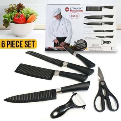 Picture of zepter Kitchen tools Set 6 Pcs Set For Chef Zepter Black