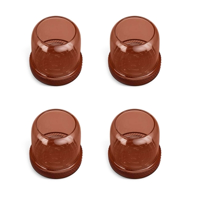 Picture of Silicone Chair Leg Caps With Felt Wood Floor Protectors Furniture Leveling Feet Cover Grey