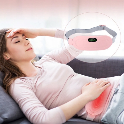 Picture of Heating pad for Period Cramps & Vibration sliming Massage belt5ey Multicolor