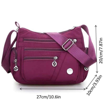 Picture of Fashion Women Single Shoulder hand Bag Crossbody Bag Purple
