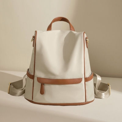 Picture of New Design Women Backpack Nylon Waterproof Anti-Theft Travel Bagpack Multicolor