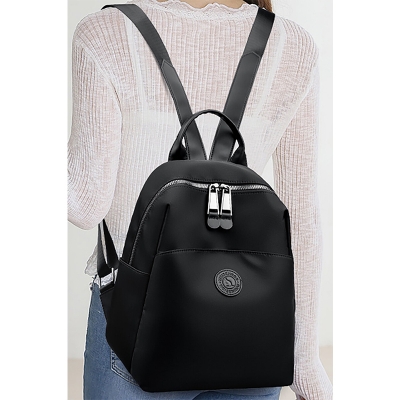 Picture of New Hot Women's Backpacks Designer High Quality Soft Nylon Simple Fashion Bag Black