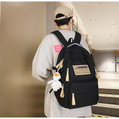 Picture of Aesthetic Large Capacity Cute Backpack Multicolor