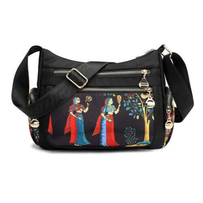 Picture of Korean sports travel shoulder bag Black