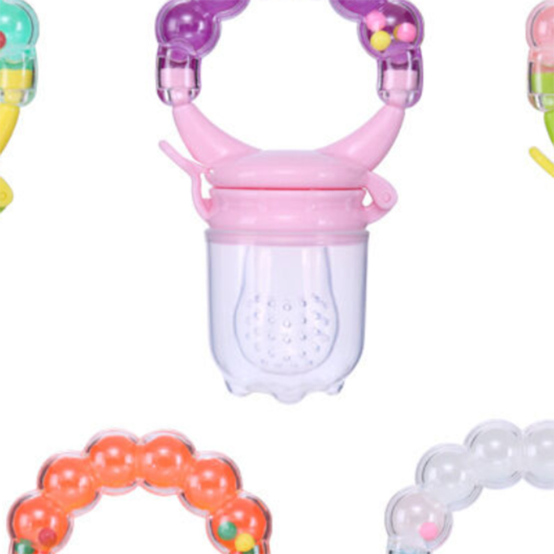 Picture of Baby Fruit Feeder Teething For Fruit Vegetable Pacifier Feeder Multicolor