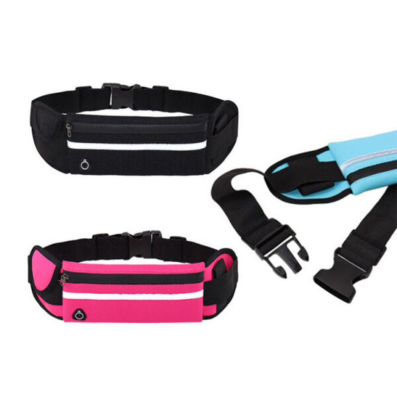Picture of Creative Sports Leisure Waist Bag Waterproof Shockproof Personal Mobile Phone Bag Outdoor Riding Running Must Bring Magic Water Kettle Bag Multicolor