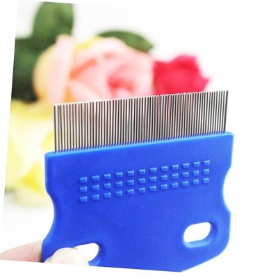 Picture of Stainless Steel Lice Comb Remove Egg Louse Hair Comb for Pets And Humans Anti-Oxidation Dandruff Removal Comb 